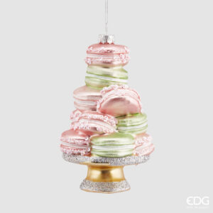 Decoração p/ Pendurar Árvore Macarons Glitter - Image 1