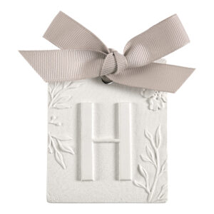 Decoração Perfumada Letra H - Flor de Linho - Image 1
