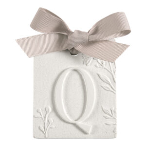Decoração Perfumada Letra Q - Flor de Linho - Image 1