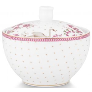 PiP Studio Jolie Açucareiro Dots Gold Rosa 300ml