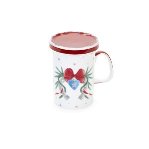 Caneca c/ Tampa Vermelha La Giostra de Amelie c/ gift box - Image 1