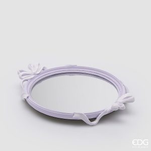 Tabuleiro Oval com Laços Pequeno - Lilás